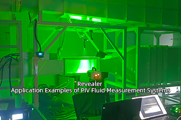 Anwendungs beispiele für PIV-Fluid messsysteme