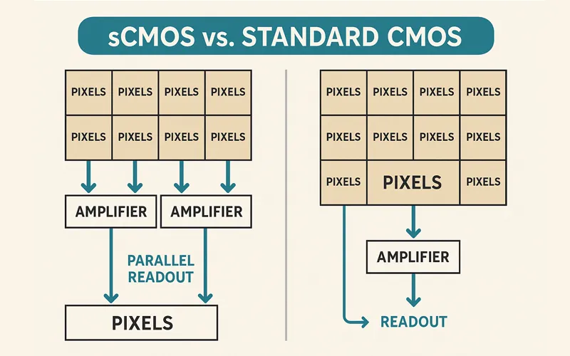 SCMOS vs. EMCCD: Die richtige wissenschaft liche Kamera für Ihre Bedürfnisse auswählen