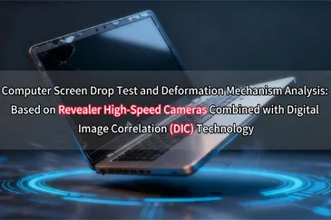 Computer Screen Drop Test und Analyse des Verformung mechanismus