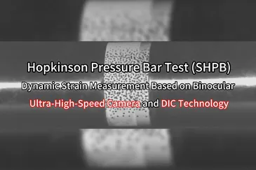 Hopkinson Pressure Bar Test (SHPB): Dynamische Zug messung basierend auf binokularer Ultra-Hochgeschwindigkeits-Kamera und DIC-Technologie